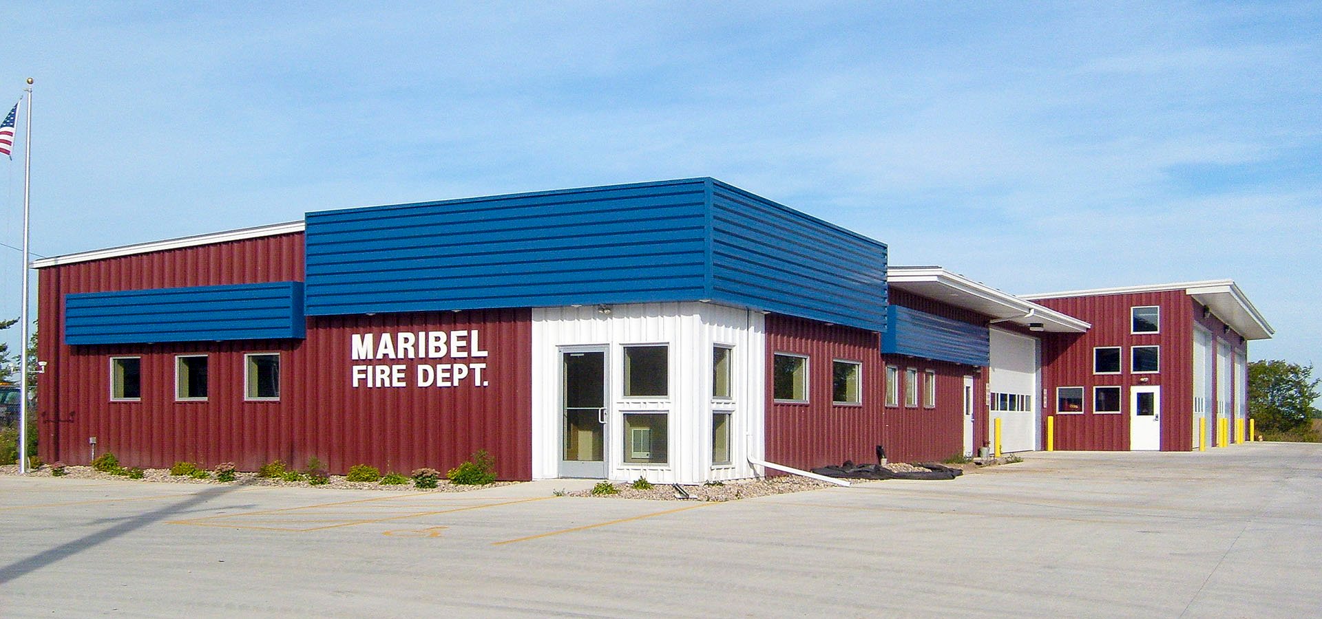 Fire Department Building Construction Maribel WI A.C.E.